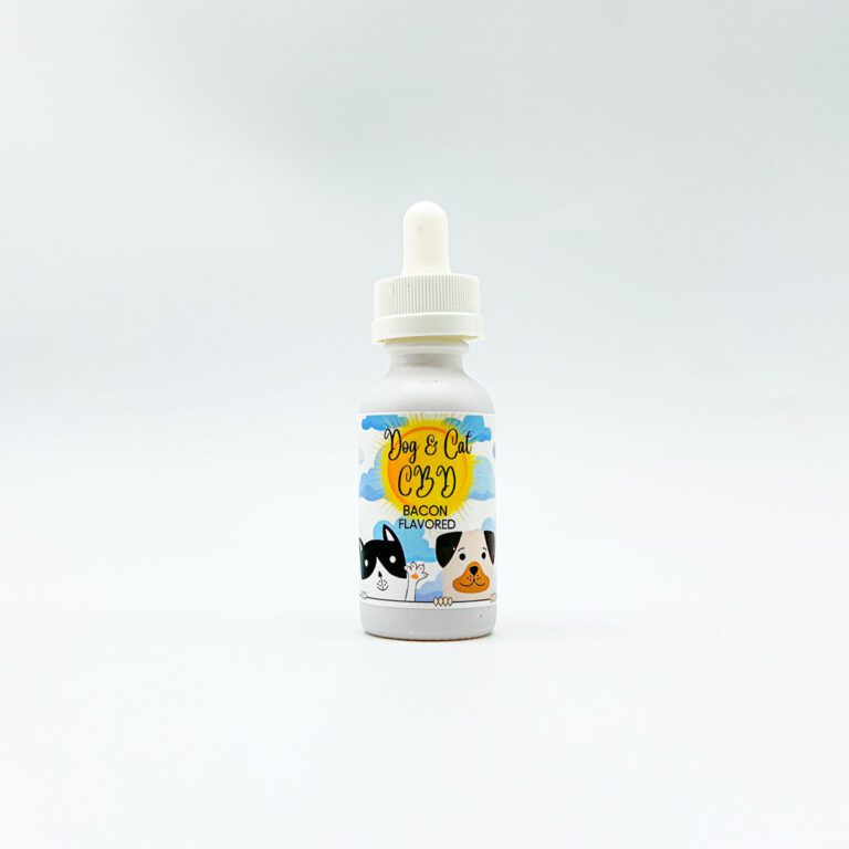 Dog and Cat CBD Oil 3000mg – Bacon Flavored CBD Oil for Pets 30mL