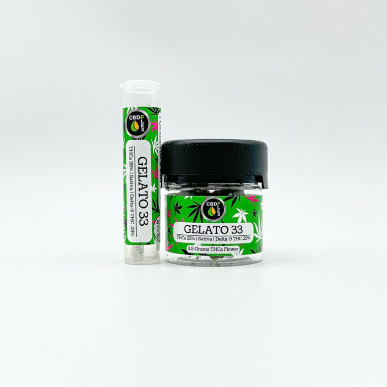 THCa Gelato 33 Potency Pack/ 3.5g THCa Fresh Flower + 1g Preroll