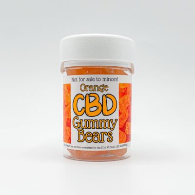 Orange CBD Gummy Bears
