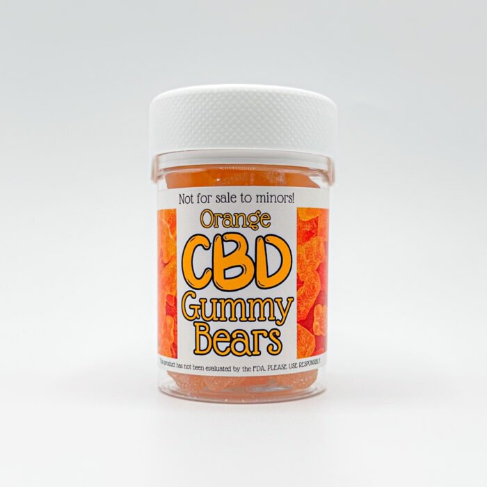 Orange CBD Gummy Bears