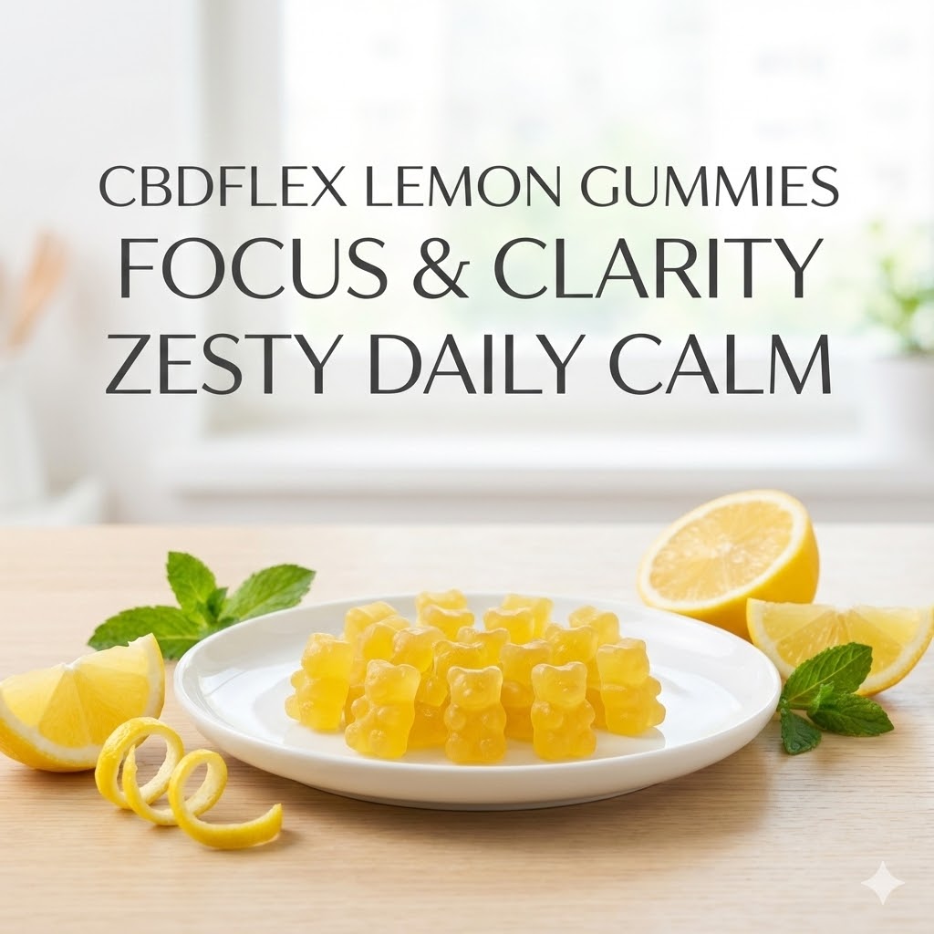 Lemon CBD Gummy Bears (350mg) | Focus & Stress Relief - CBDflex 2 Lemon CBD Gummy Bears (350mg) | Focus & Stress Relief - CBDflex - Image 2